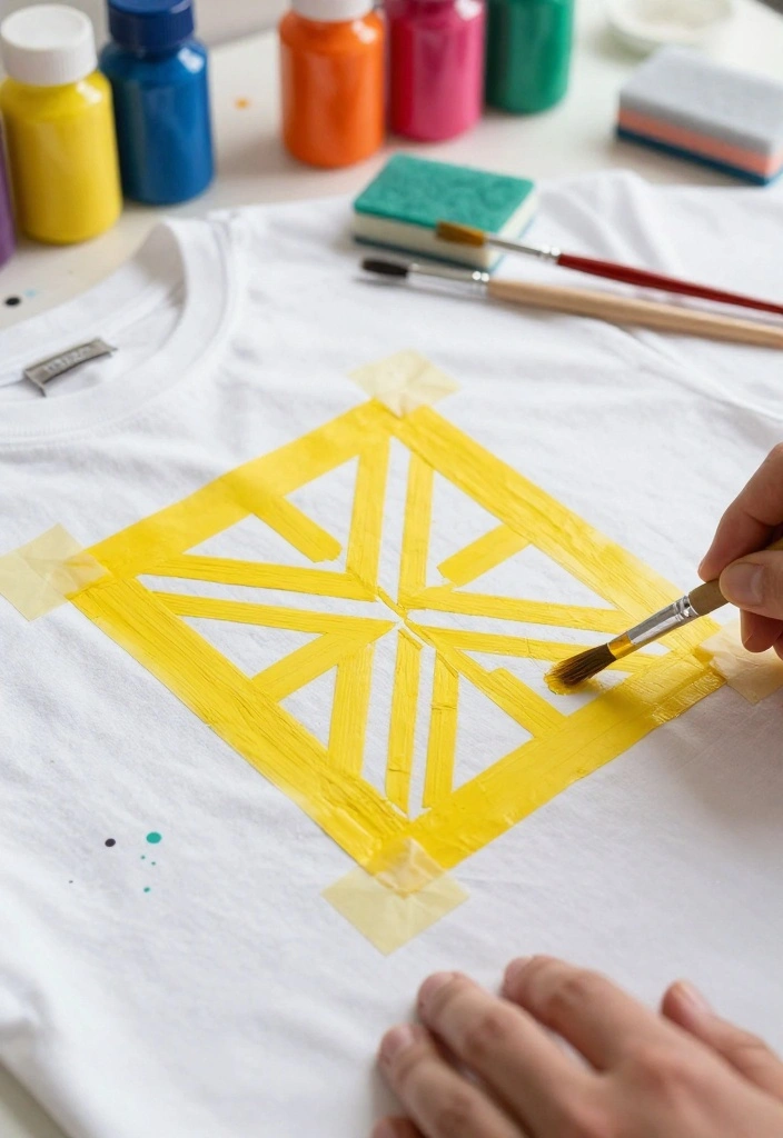 18 T Shirt Painting Ideas Anyone Can Do at Home 2 18 T Shirt Painting Ideas Anyone Can Do at Home 2. Stencil Art 0