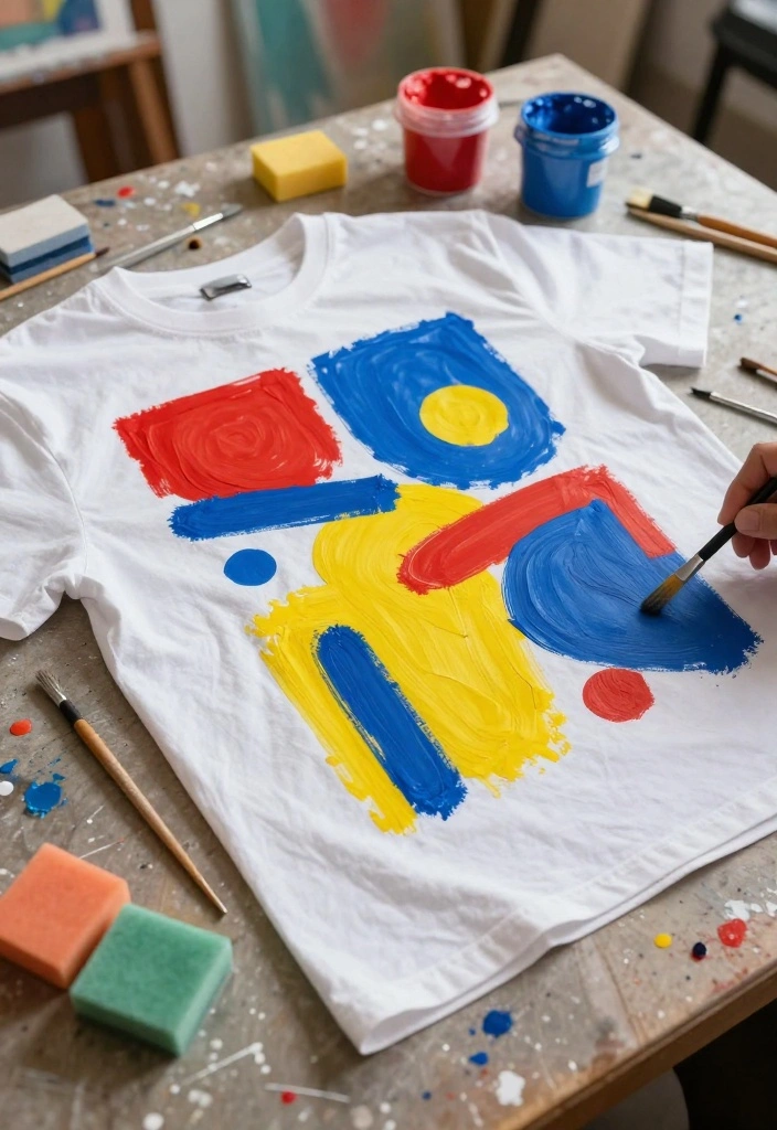 18 T Shirt Painting Ideas Anyone Can Do at Home 7 18 T Shirt Painting Ideas Anyone Can Do at Home 7. Abstract Art Designs 0
