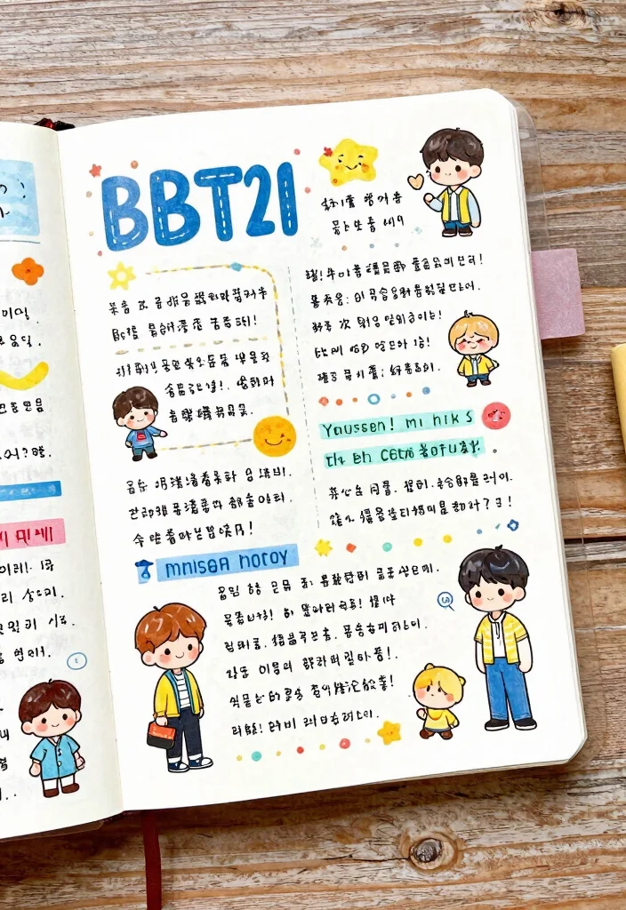 9 BT21 Journal Ideas Every K-Pop Fan Will Love 4 9 BT21 Journal Ideas Every K-Pop Fan Will Love - 4. BT21 Quotes and Affirmations Page 1