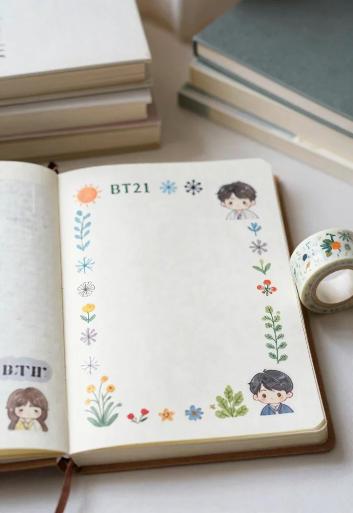 9 BT21 Journal Ideas Every K-Pop Fan Will Love 5 9 BT21 Journal Ideas Every K-Pop Fan Will Love - 5. Seasonal BT21 Decor Pages 1