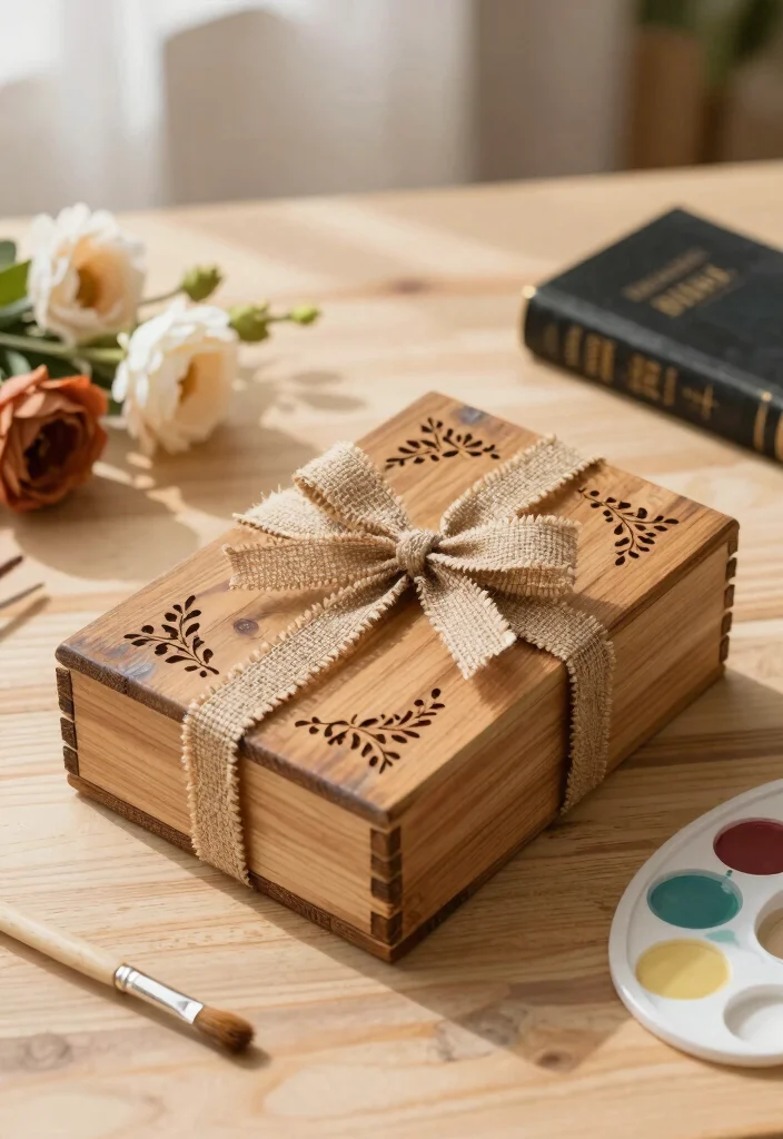 9 Bible Box Ideas for Meaningful Handmade Storage - 1. Rustic Wooden Bible Box 1