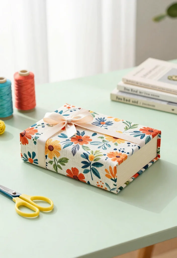9 Bible Box Ideas for Meaningful Handmade Storage - 2. Fabric-Covered Bible Box 1