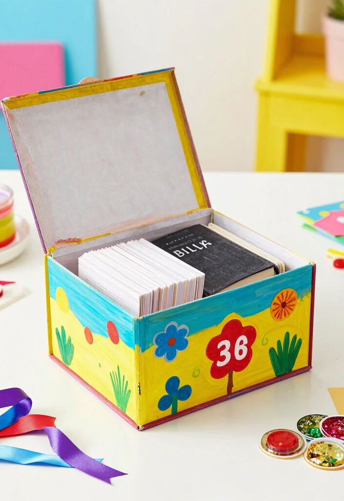 9 Bible Box Ideas for Meaningful Handmade Storage - 7. Upcycled Candy Box 1