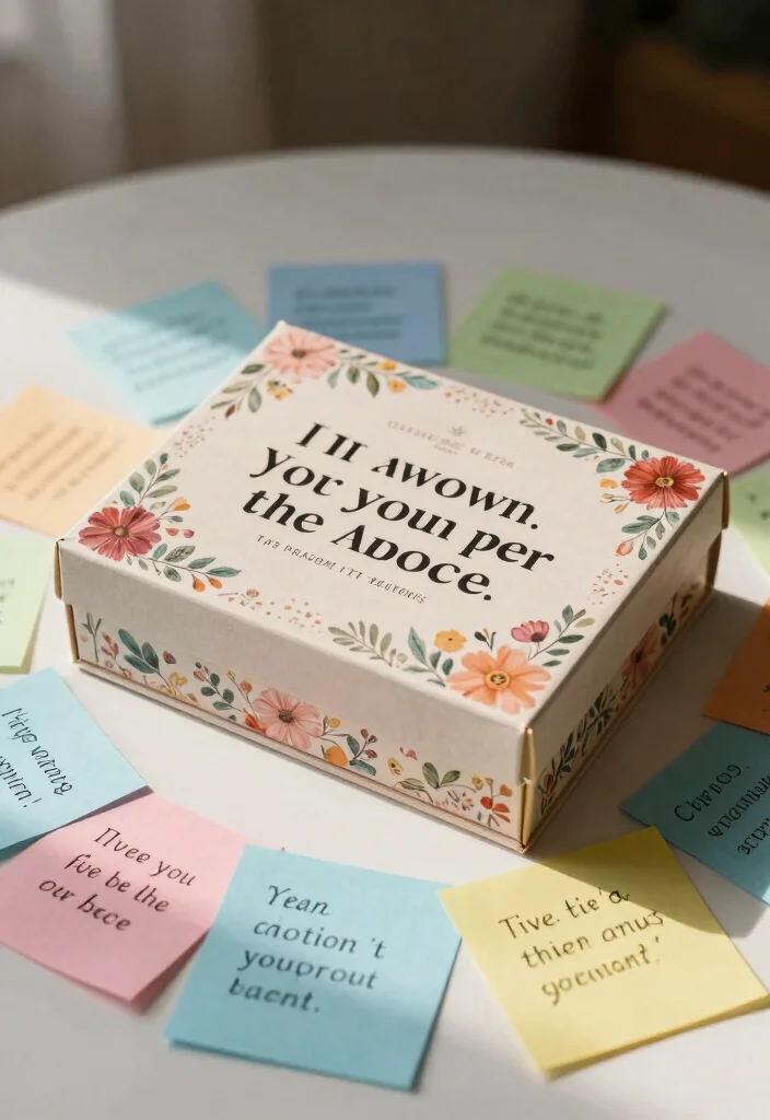 9 Bible Box Ideas for Meaningful Handmade Storage - 8. Inspirational Quote Box 1