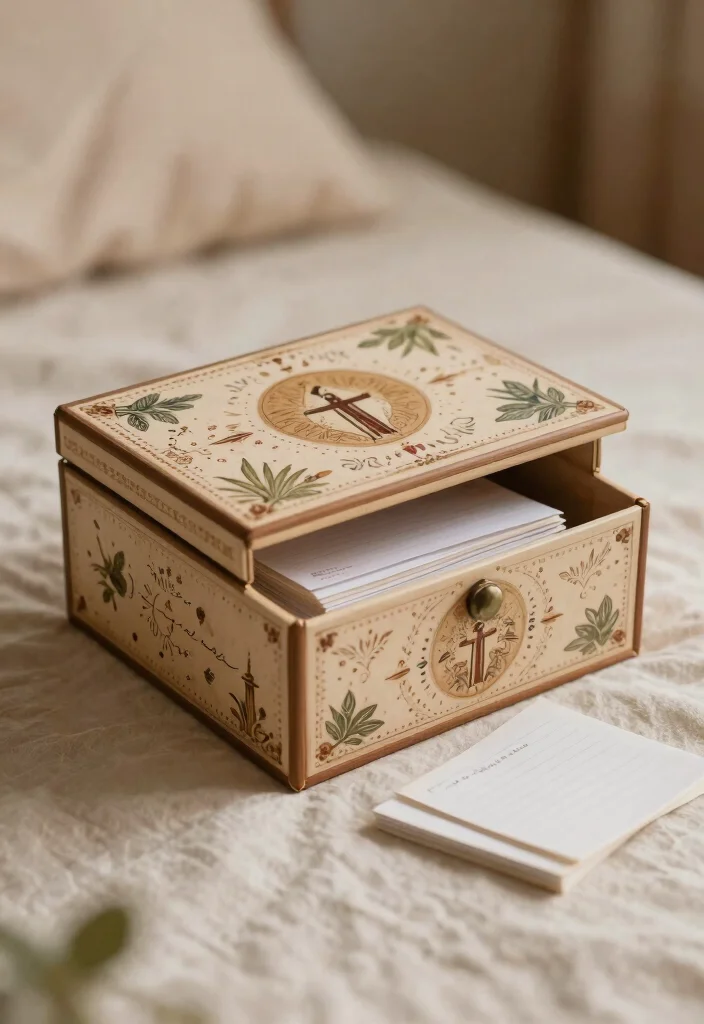 9 Bible Box Ideas for Meaningful Handmade Storage - 9. Memory and Prayer Box 1