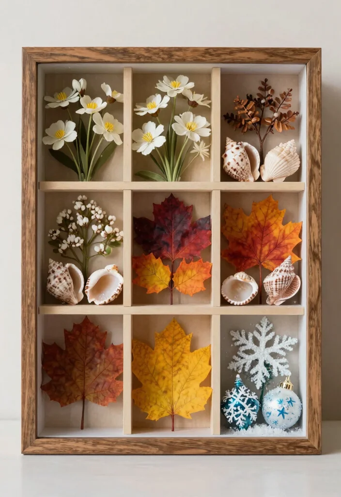 9 Boyfriend Shadow Box Ideas: Romantic DIY Gift Ideas - 5. Seasonal Love Box 1