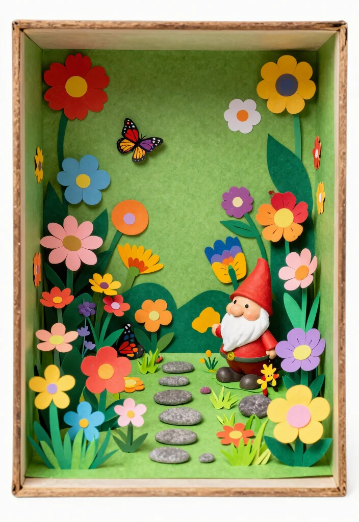 9 Burr Box Ideas Creative and Fun Paper Crafts 6 9 Burr Box Ideas Creative and Fun Paper Crafts - 6. Garden Paradise 1