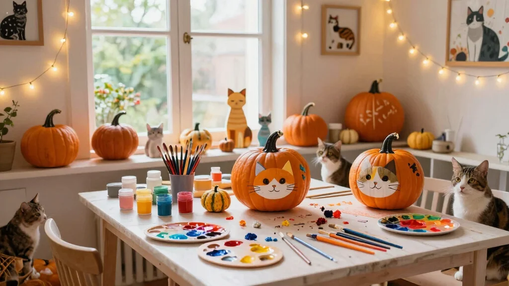 9 Cat Pumpkin Painting Ideas Cute Enough for Instagram
