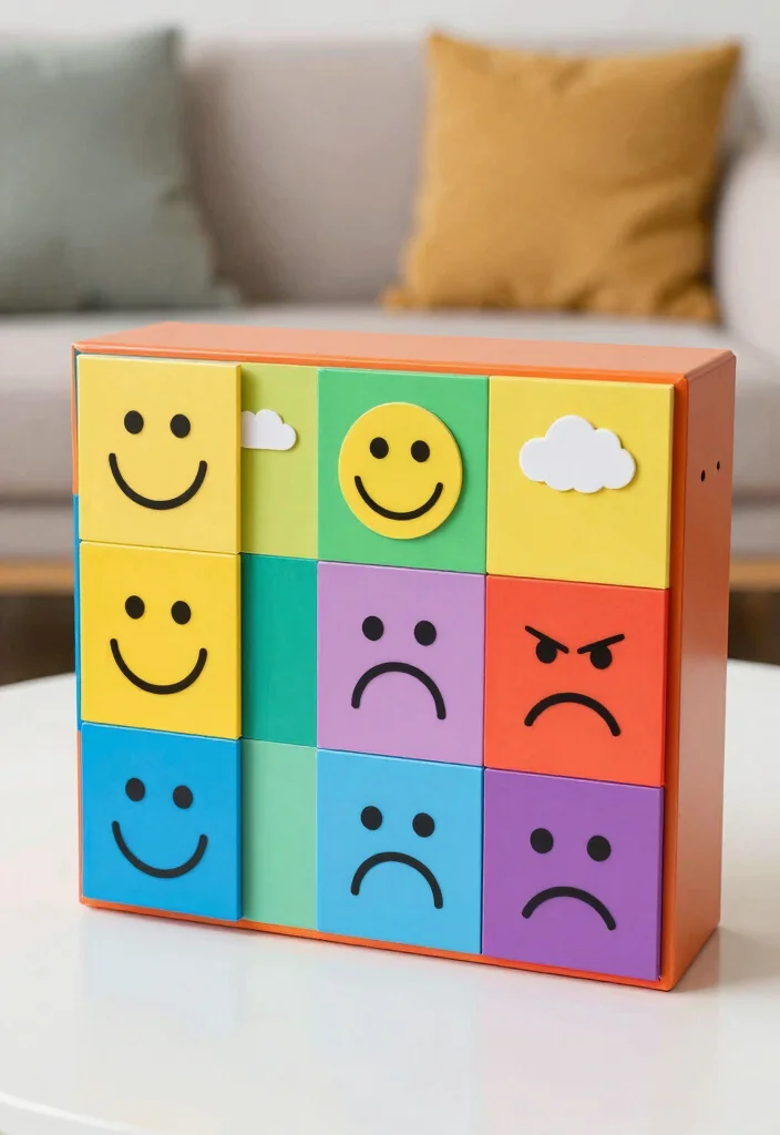 9 Chatter Box Ideas: Fun Paper Games DIY 24 9 Chatter Box Ideas: Fun Paper Games DIY - 4. Mood Meter Chatter Box 1
