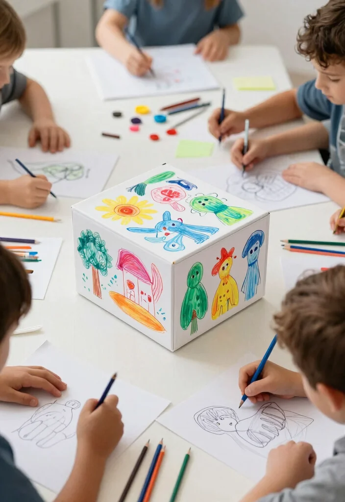 9 Chatter Box Ideas: Fun Paper Games DIY 59 9 Chatter Box Ideas: Fun Paper Games DIY - 9. Collaborative Art Chatter Boxes 1