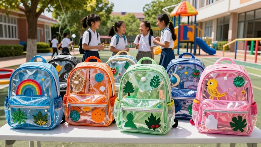 9 Clear Backpack Decoration Ideas Cute and School Friendly