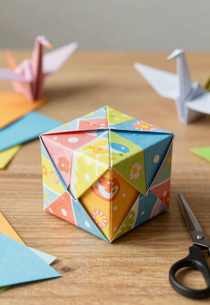 9 Cute Box Ideas for Easy Handmade Gift Boxes - 1. The Classic Origami Box 1
