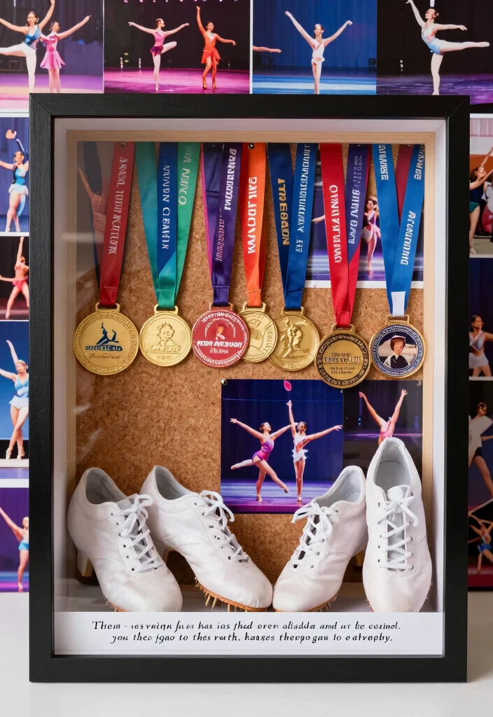 9 Dance Shadow Box Ideas for Elegant Memory Displays - 2. Dance Major Memories 1