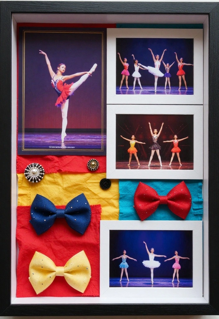 9 Dance Shadow Box Ideas for Elegant Memory Displays - 3. Recital Highlights 1