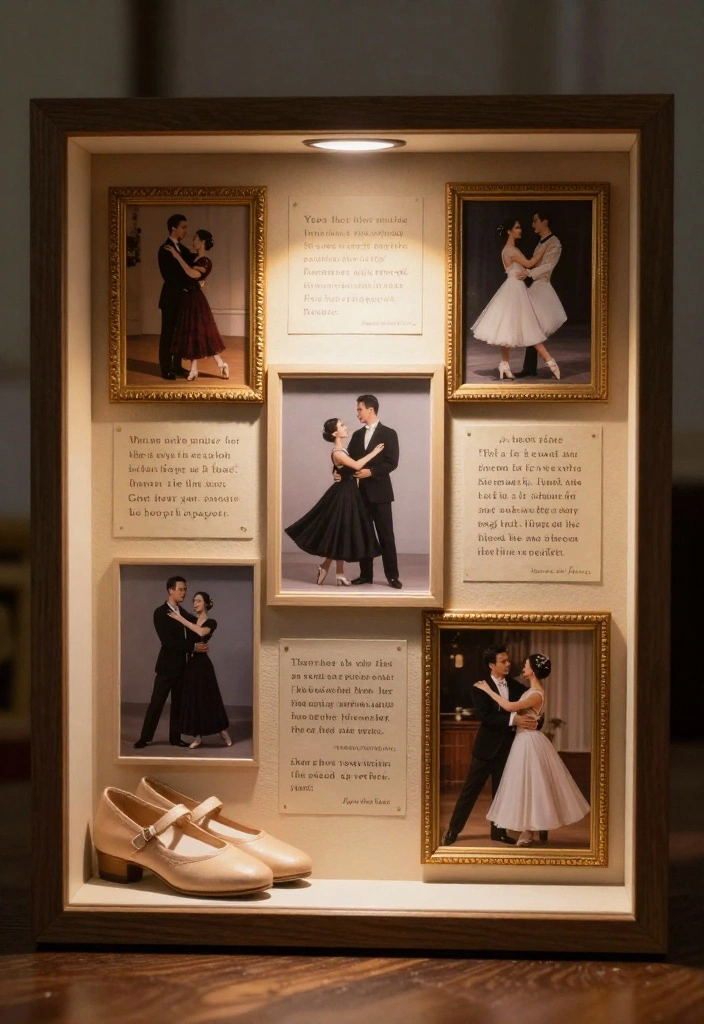 9 Dance Shadow Box Ideas for Elegant Memory Displays - 7. Dance Family Legacy 1