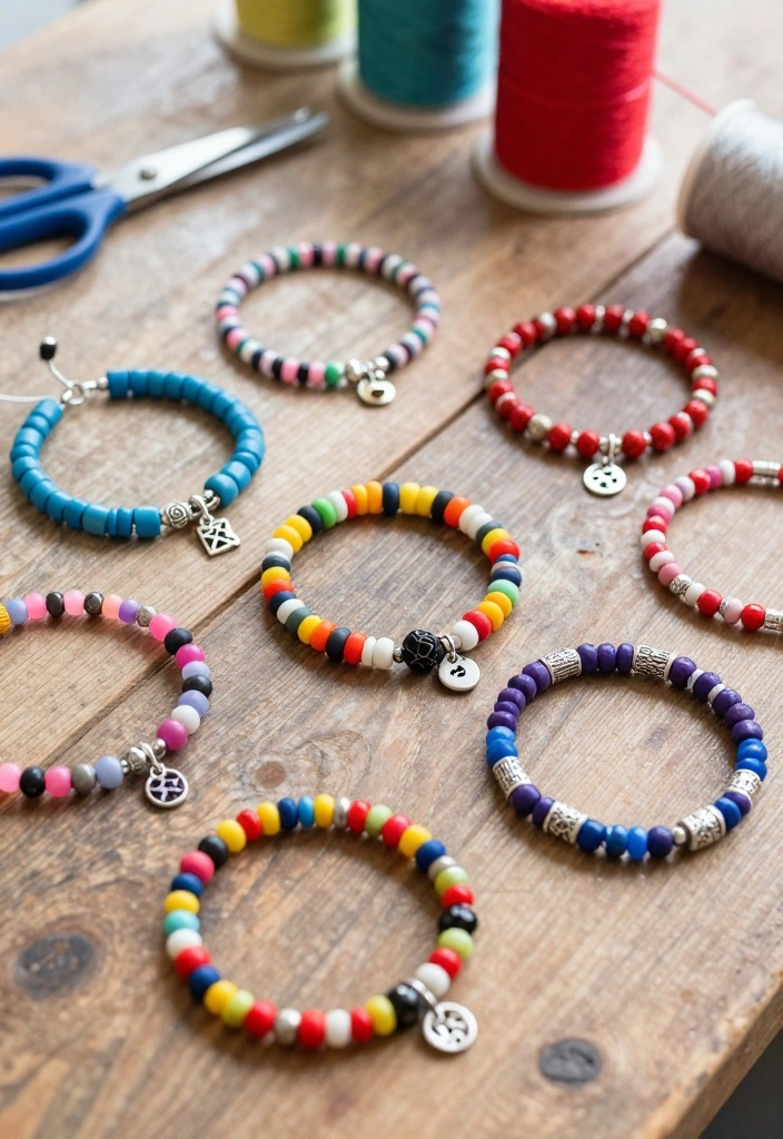 9 Ear Buds Craft Ideas: Cute Recycled DIY 2 9 Ear Buds Craft Ideas: Cute Recycled DIY - 2. Funky Ear Bud Bracelets 1