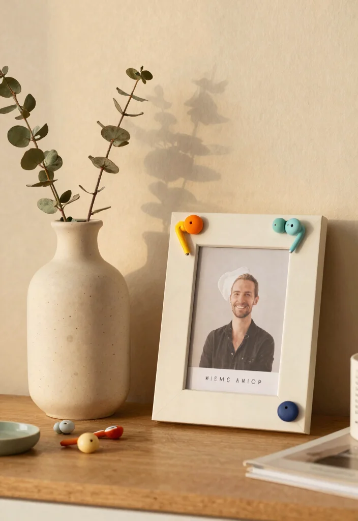 9 Ear Buds Craft Ideas: Cute Recycled DIY 7 9 Ear Buds Craft Ideas: Cute Recycled DIY - 7. Creative Home Decor Accents 1