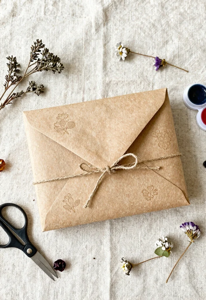 9 Envelope Gift Box Ideas: Simple Paper DIY 2 9 Envelope Gift Box Ideas: Simple Paper DIY - 2. Kraft Paper Envelope Box 1