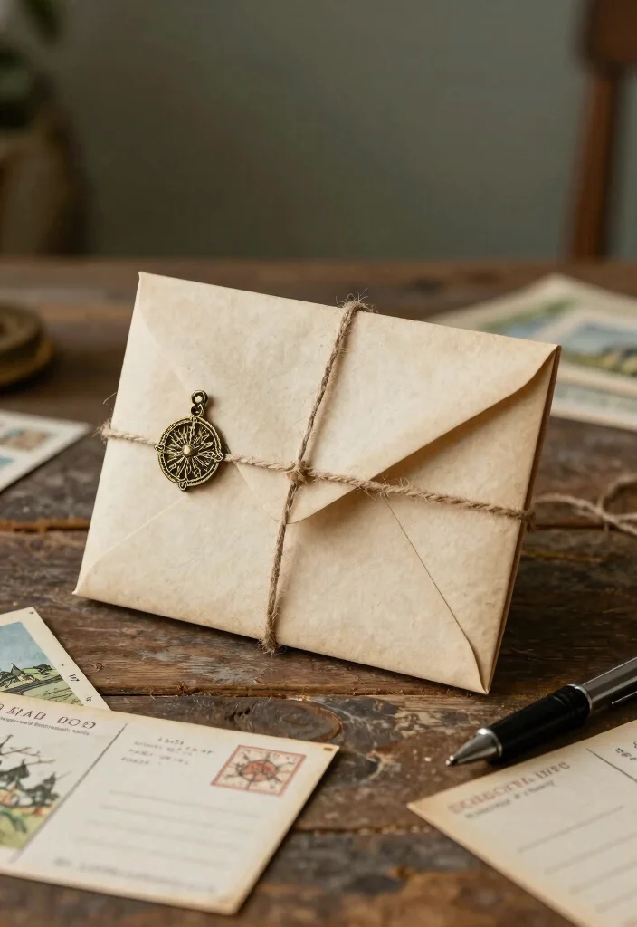 9 Envelope Gift Box Ideas: Simple Paper DIY 3 9 Envelope Gift Box Ideas: Simple Paper DIY - 3. Vintage Postcard Envelope Box 1