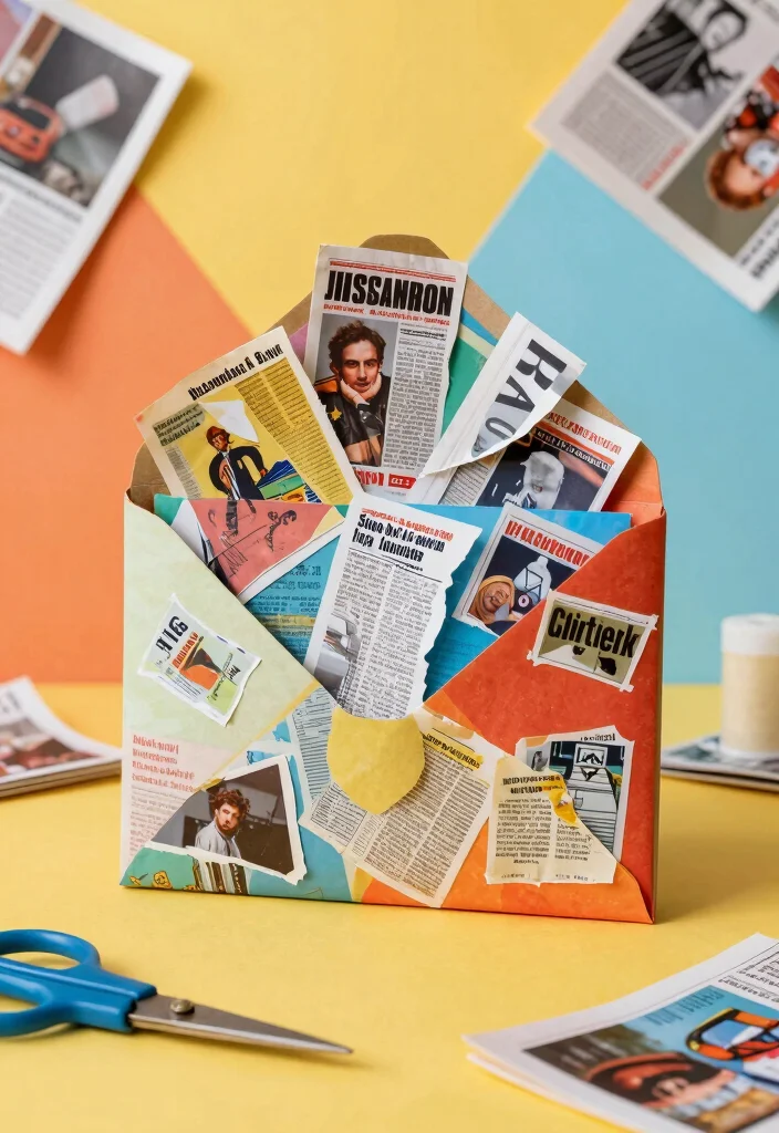 9 Envelope Gift Box Ideas: Simple Paper DIY 5 9 Envelope Gift Box Ideas: Simple Paper DIY - 5. Recycled Magazine Envelope Box 1