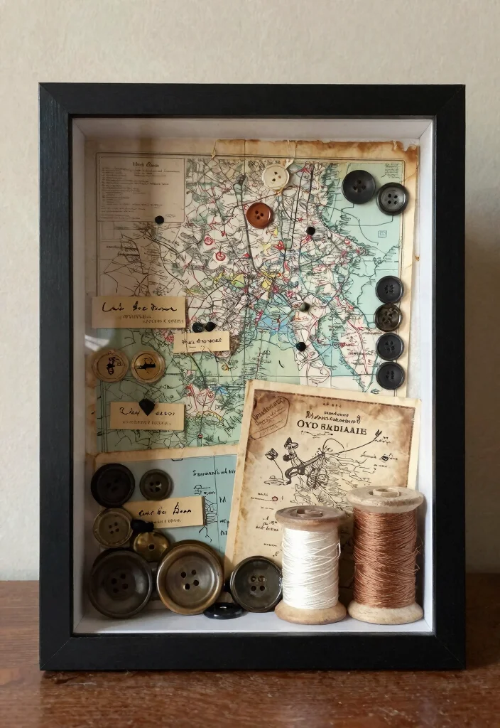 9 Fall Shadow Box Ideas for Cozy Seasonal Displays - 7. Vintage Finds 1