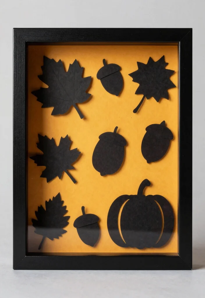 9 Fall Shadow Box Ideas for Cozy Seasonal Displays - 9. Seasonal Silhouettes 1