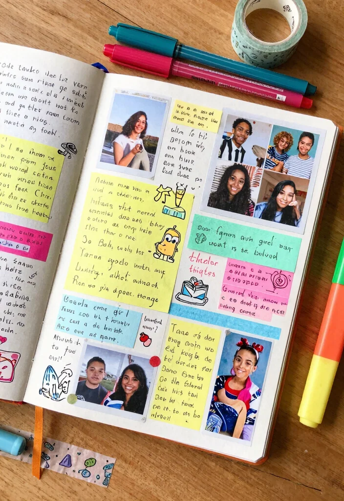 9 Farewell Journal Ideas for Meaningful Handmade Keepsakes - 1. Collaborative Memory Book 1