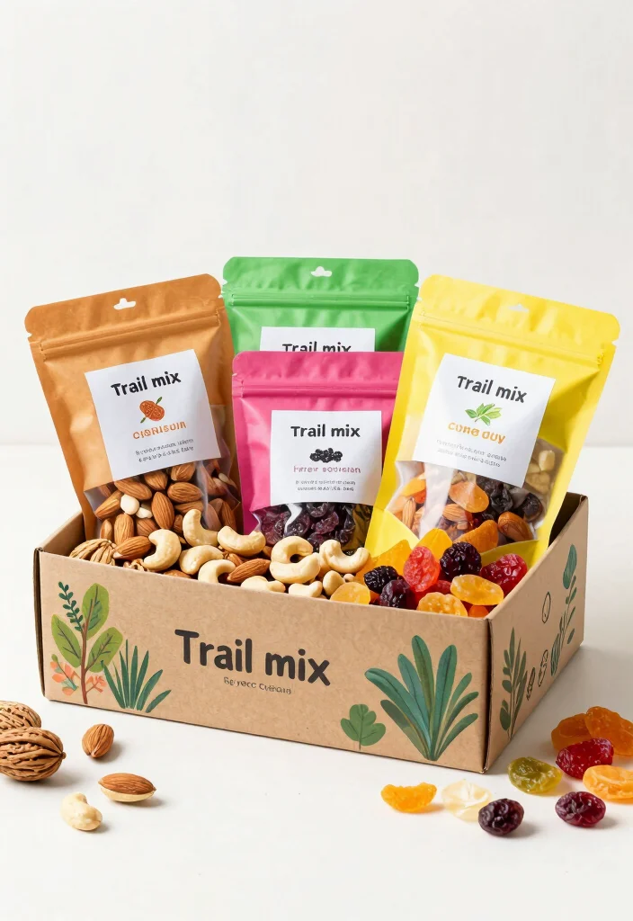 9 Fathers Day Treat Box Ideas Easy Homemade Gifts - 2. DIY Trail Mix Box 1