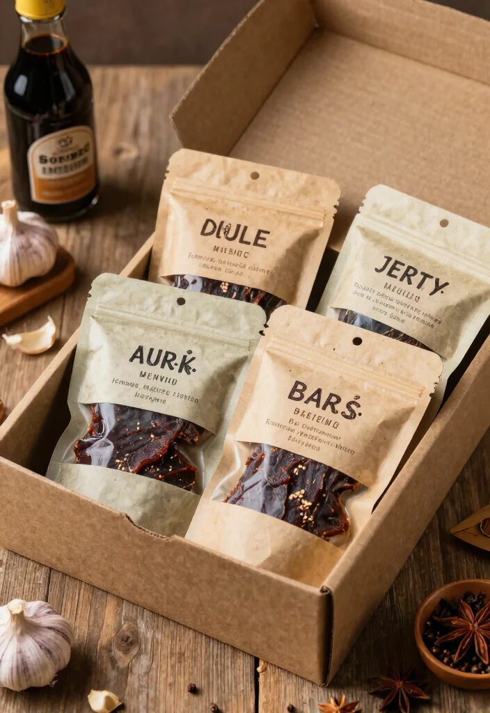 9 Fathers Day Treat Box Ideas Easy Homemade Gifts - 5. Sweet and Savory Jerky Box 1