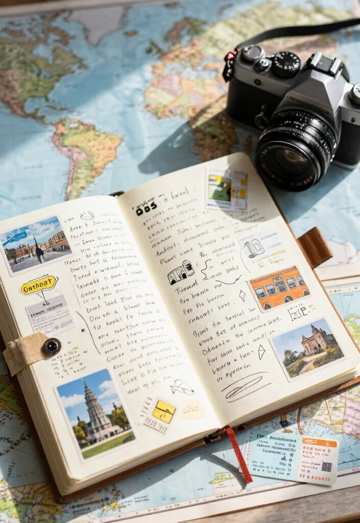 9 Journal Ideas Bucket List to Track Dreams Creatively - 5. Travel Journaling: Document Your Adventures 1