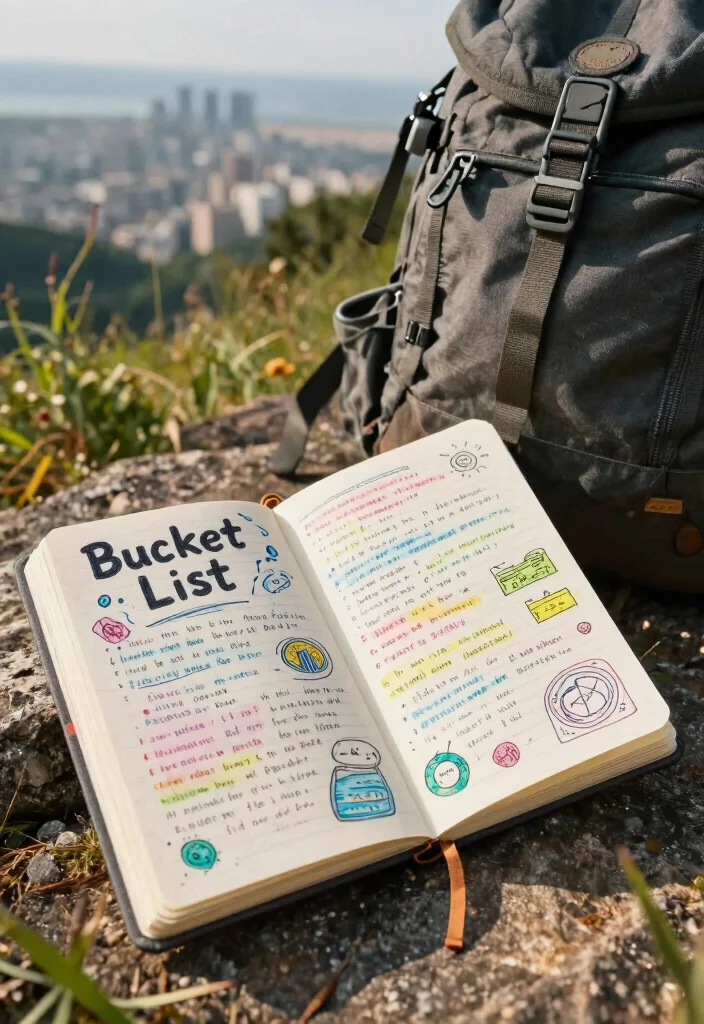 9 Journal Ideas Title: Creative Ways to Start Any Journal - 6. Bucket List Journal 1