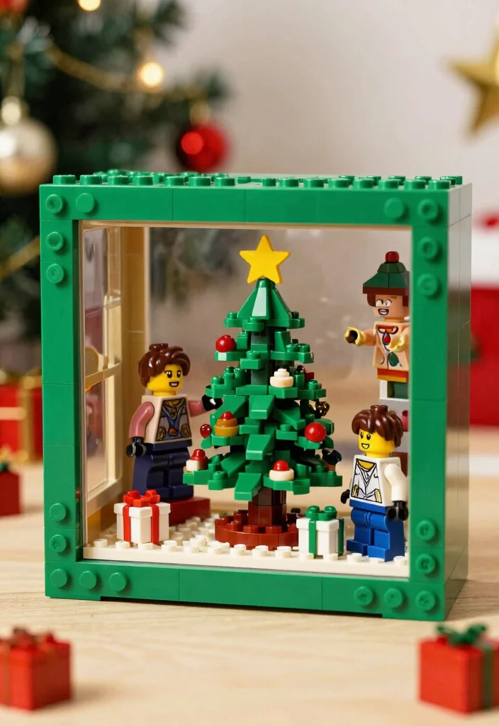 9 Lego Shadow Box Ideas Creative Display for Collectors 8 9 Lego Shadow Box Ideas Creative Display for Collectors - 8. Holiday Cheer: Seasonal Lego Shadow Box 1
