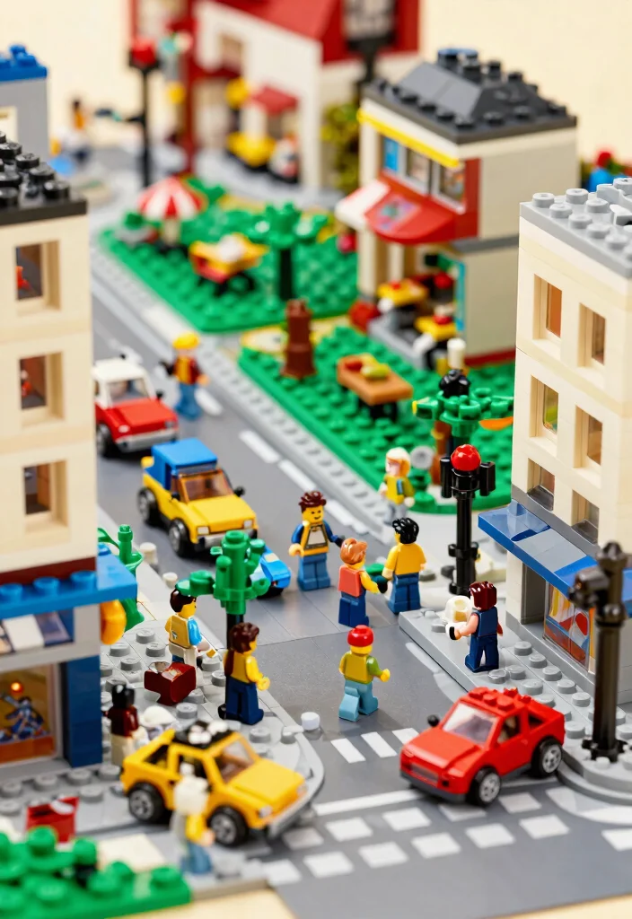 9 Lego Shadow Box Ideas Creative Display for Collectors 9 9 Lego Shadow Box Ideas Creative Display for Collectors - 9. Everyday Life: Lego City Scene 1