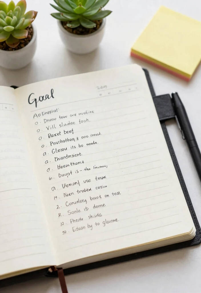 9 Night Journal Ideas for Calm and Reflective Page Prompts - 7. Personal Goals & Intentions 1