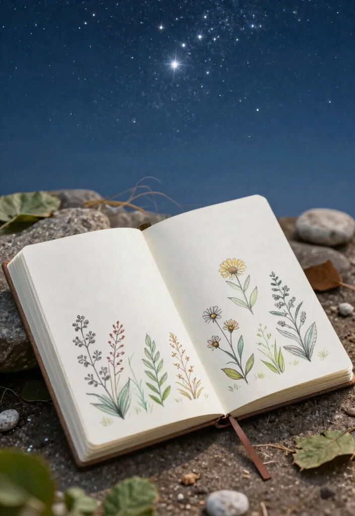 9 Night Journal Ideas for Calm and Reflective Page Prompts - 8. Nature Connection 1