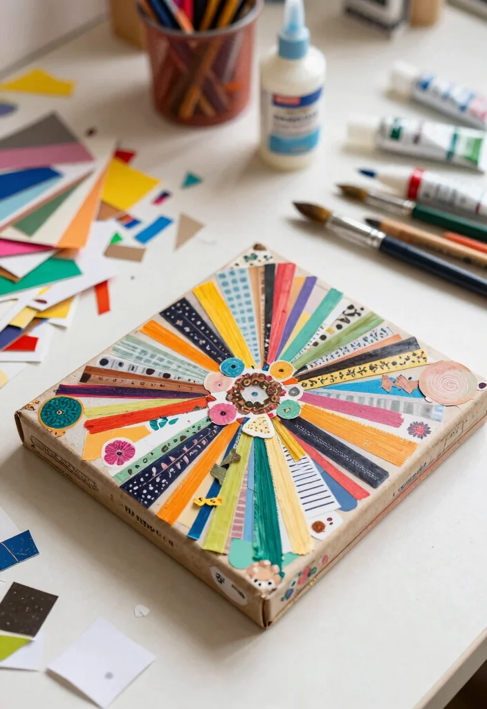 9 Pencil Box Decoration Ideas Easy School DIY Crafts - 5. Decoupage Delight 1