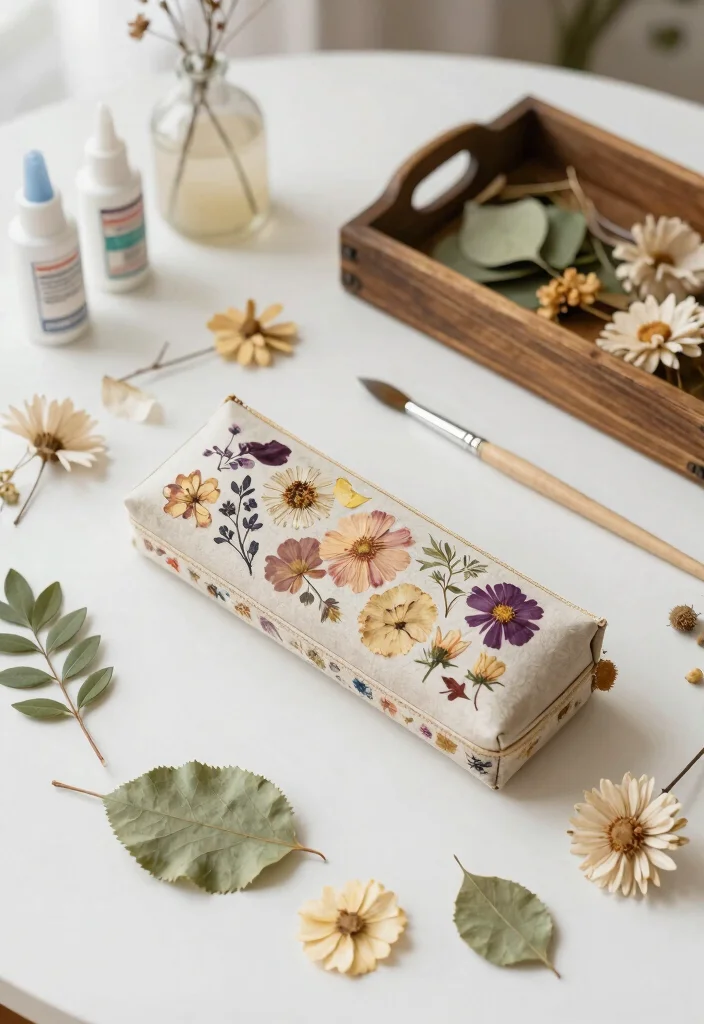 9 Pencil Box Decoration Ideas Easy School DIY Crafts - 7. Nature's Touch 1