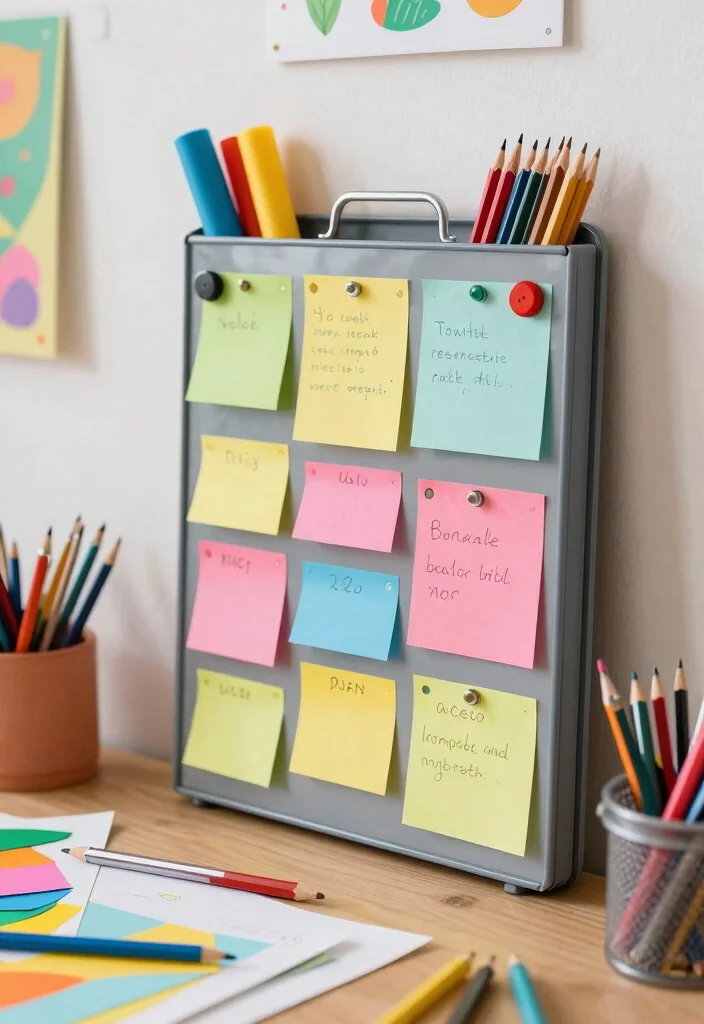 9 Pencil Box Decoration Ideas Easy School DIY Crafts - 8. Magnetic Magic 1