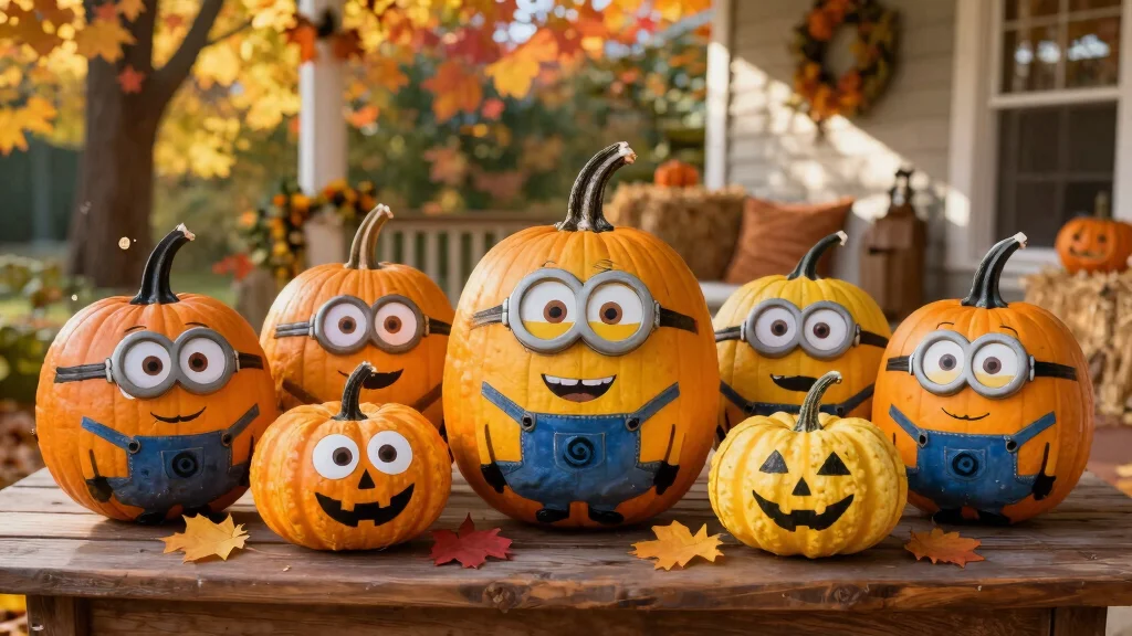 9 Pumpkin Painting Ideas Minion Kids Will Love