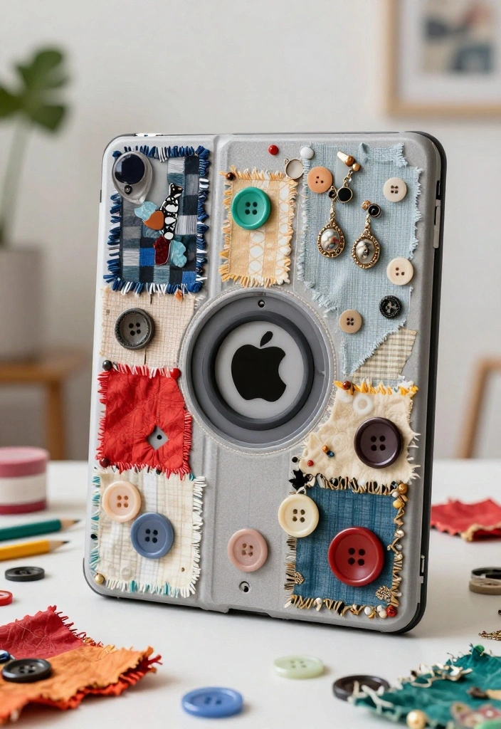 9 iPad Case Decoration Ideas Simple Aesthetic DIY 9 9 iPad Case Decoration Ideas Simple Aesthetic DIY - 9. Upcycled Materials 1