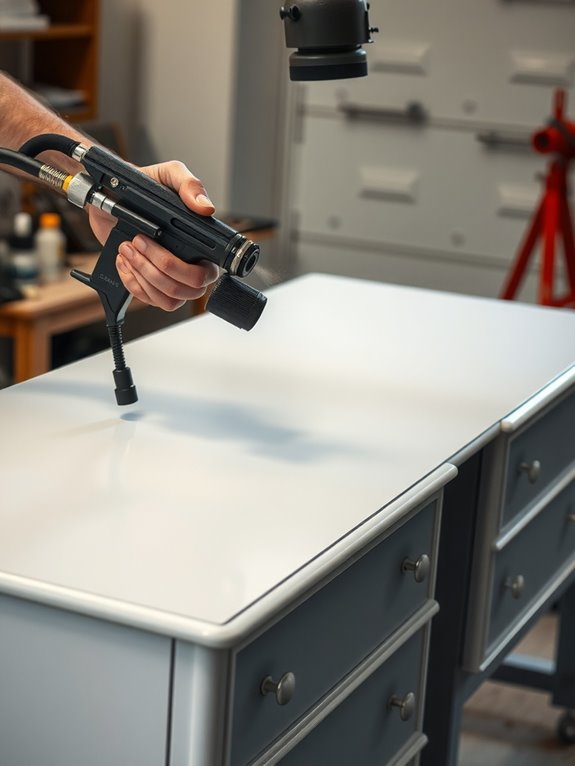 alkyd paint spray like finish