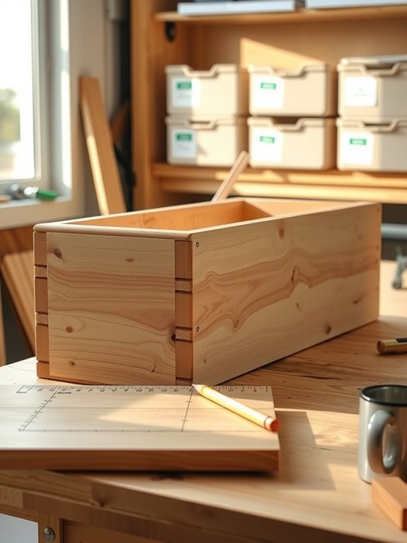 cedar boxes sunny well drained site