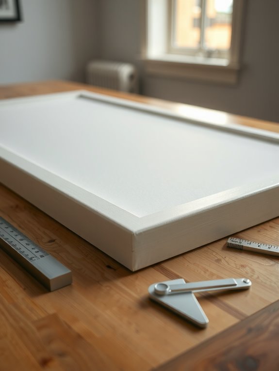 frame depth vs canvas stretcher alignment