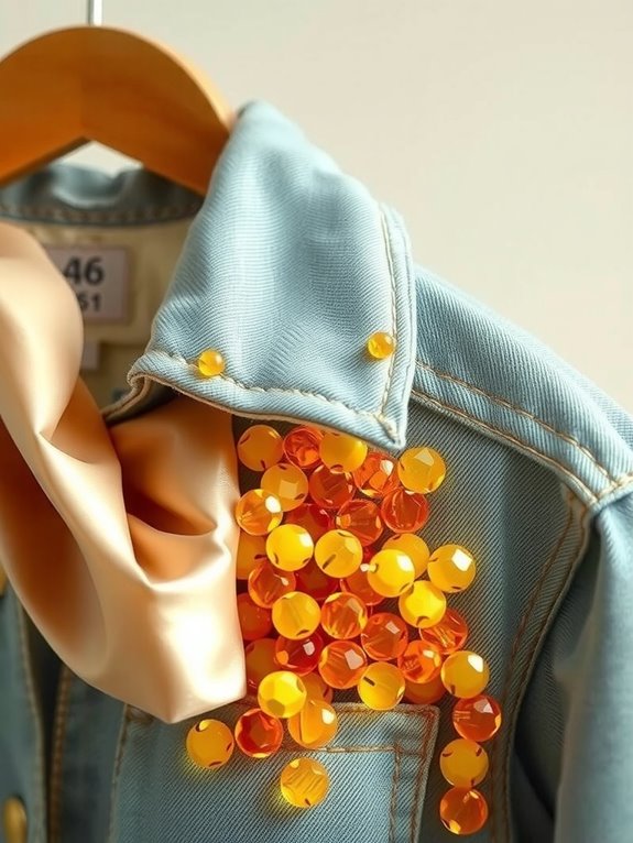 leftover beads personalize everyday wear