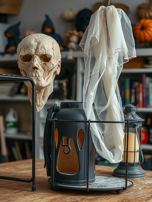 10 Steps to Make Spooky DIY Halloween Decorations at Home 3 paper mache fabric stiffening synergy mzlkc