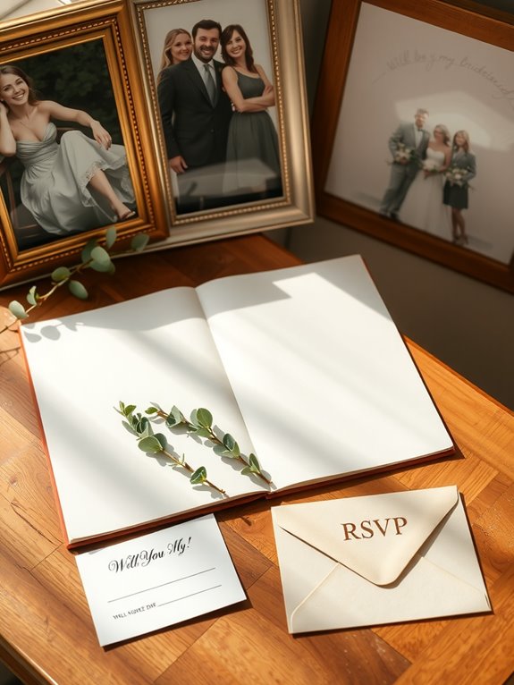 personalized bridesmaid proposal details