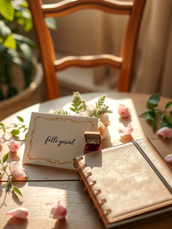 quiet personalized relaxed proposal moment