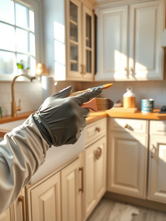 How Long Does It Take to Paint Kitchen Cabinets DIY 4 two to four coats 2 4 days
